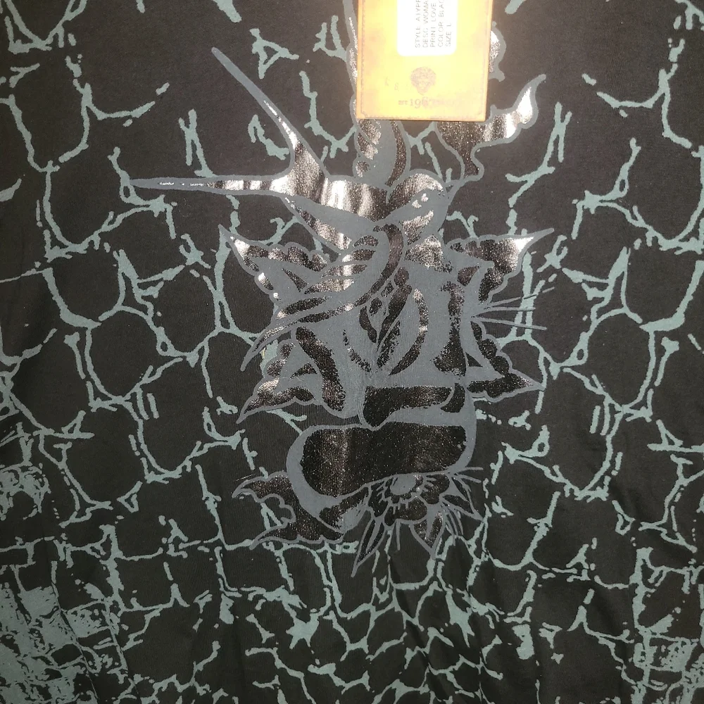 Ed Hardy Women's Long Sleeve Top Size Large  MADE IN USA - Picture 6 of 10